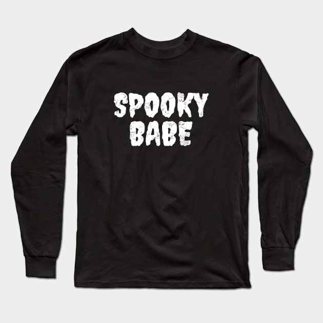 Spooky Babe Long Sleeve T-Shirt by LunaMay